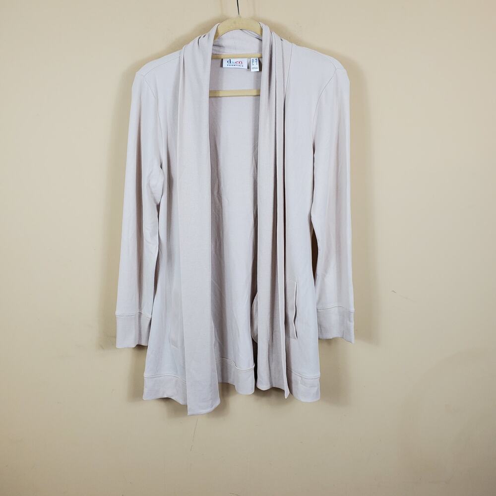 D&CO Tan Open Front Cardigan Women's Size XS